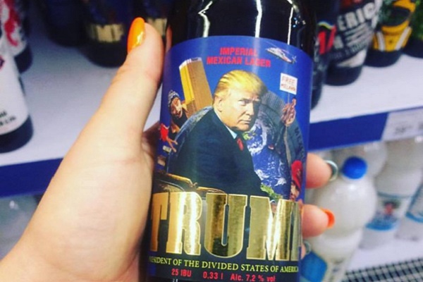 Трампа вже наклеїли на львівське пиво