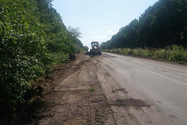 На Львівщині розпочався ремонт дороги біля Дрогобича