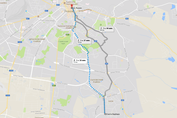 У Львові перевірили, як швидше пересуватись містом: велосипедом, трамваєм чи автівкою