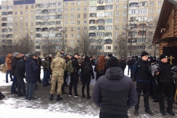 В УПЦ (МП) прокоментували протестну акцію активістів біля храму князя Володимира у Львові
