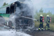 Львівщина: автобус з дітьми загорівся під час руху