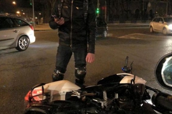 Водій, який збив у Львові мотоцикліста, втік із місця ДТП