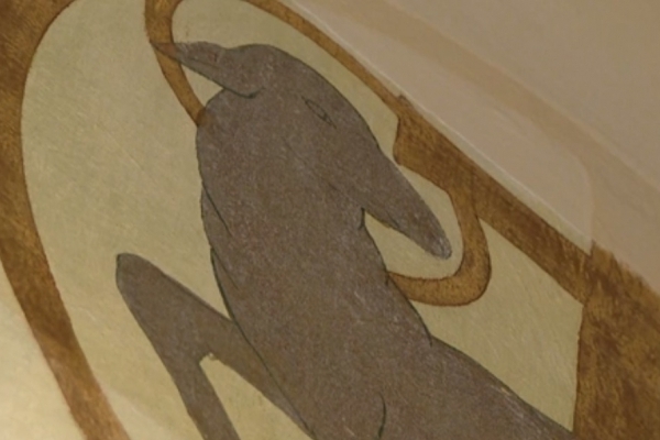 У туалетах Львівського органного залу виявили фрески польського художника Розена
