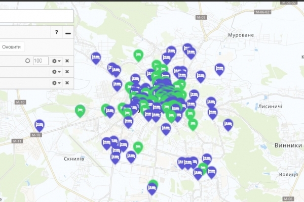 На геопорталі Львова з'явилися нові дані про відпочинок у місті