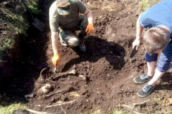 У Львівській області знайшли масове поховання воїнів УПА, убитих НКВС