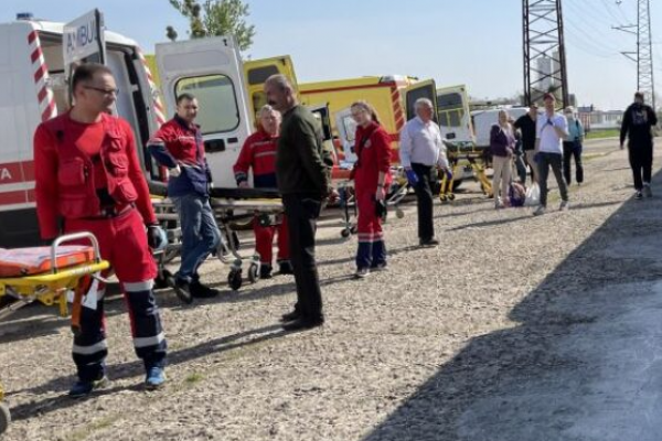 У львівські лікарні спецпотягом доправили поранених з Донеччини