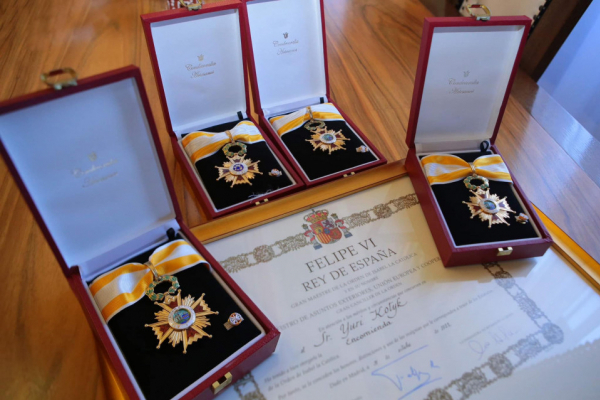 Чотирьом жителям Львівщини вручили ордени від Королівства Іспанії