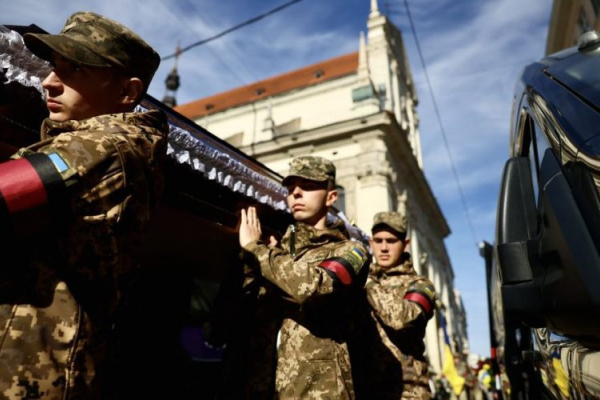 Сьогодні Львів прощається з чотирма Героями, які захищали Україну