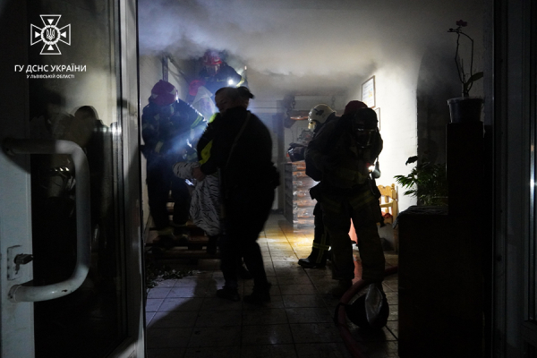 У Львові під час пожежі в пансіонаті для літніх людей загинула бабуся