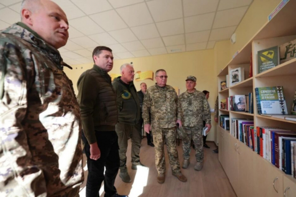 Козицький відвідав військовий ліцей Нацакадемії Сухопутних військ в одному з районів Львівщини