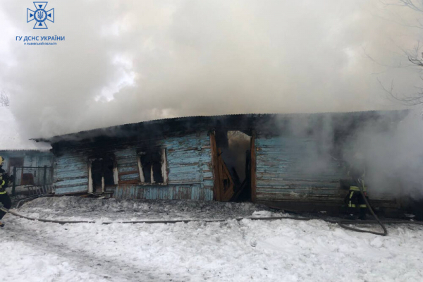 Під час пожежі в житловому будинку на Львівщині загинув чоловік