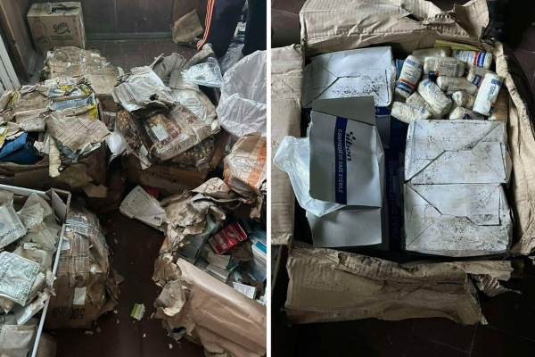 Майже 350 коробок гуманітарних медикаментів зіпсувались у Львові через розслідування поліції