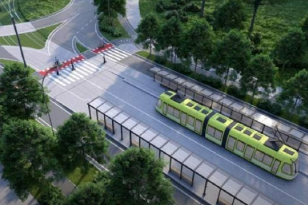 Франція профінансує новий трамвайний маршрут до центру «Незламні» у Львові