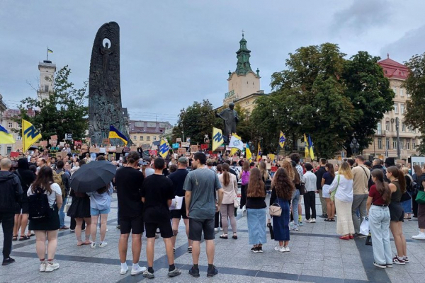У Львові вшанували пам'ять загиблих в Оленівці