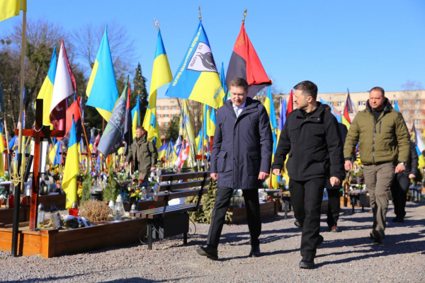 Зеленський прибув з візитом на Львівщину